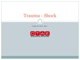 Trauma Shock Power Point