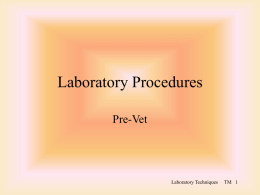 Laboratory Techniques ppt
