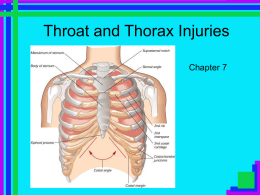 Throat and Thorax Injuries