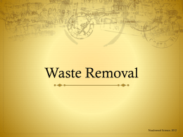 Waste Removal - Noadswood Science