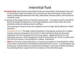 Interstitial fluid