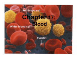 Chapter 18: Blood