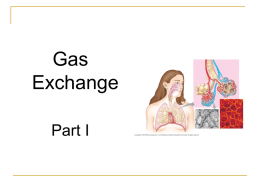 Gas Exchange - De Anza College