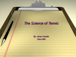 jacey science of tennis