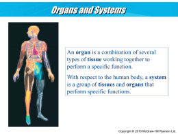 Organs and Systems
