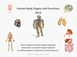 Grade 5 Big Idea 14 Human Body 2014