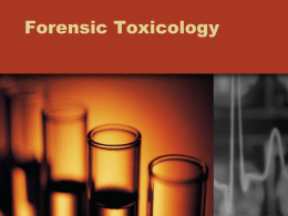 Ch. 10- Toxicology Notes
