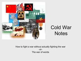 The Cold War - cloudfront.net