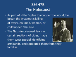 Holocaust, Cold War, Powerpoint