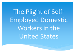 The Plight of Domestic Workers in the United States