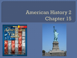 American History 2 Chapter 15