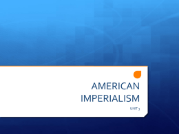 american imperialism - Nutley Public School District
