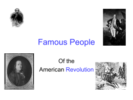 People of the Revolution PPT