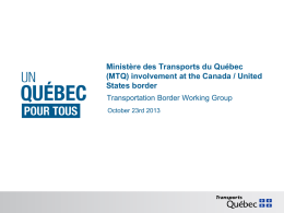 Ministère des Transports du Québec - The Canada