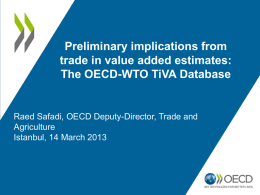 The OECD-WTO TiVA Database