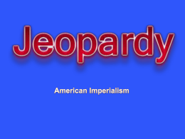 Jeopardy Review 1