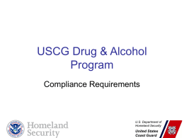 USCG Drug & Alcohol Program