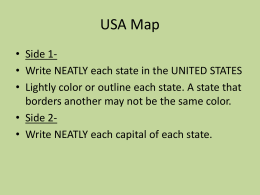 USA Map - mR. jOHNSON
