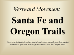 Westward Movement - Williston School District