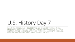 U.S. History Day 7