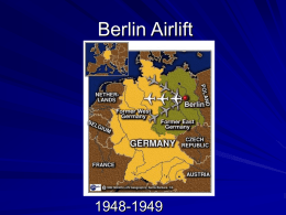 Berlin Airlift - Harry S. Truman Library and Museum