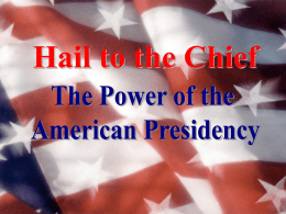Presidential Powers - Warren Hills Regional School