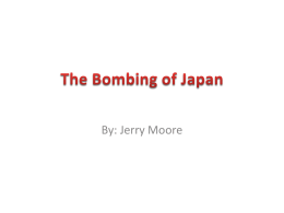 The Bombing of Japan
