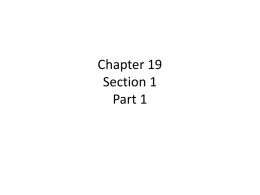 AMH Chapter 19 Section 1 Part 1