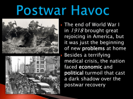 Postwar Havoc