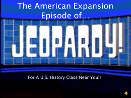 The American Revolution Episode of Jeopardy!