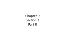 Chapter 9 Section 3 - Woodridge High School