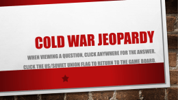 Cold War Jeopardy