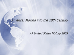 America in the 20th Century