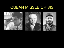 Cuban Missile Crisis