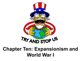 PowerPoint Presentation - World War I