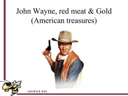 John Wayne - Dorsey APUSH