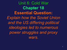 Unit 6 Notes-Cold War 11-17-14