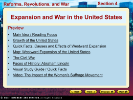 23.4 Expansion and War in the United States
