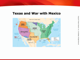 Conflict with Mexico