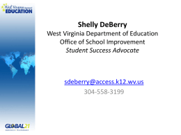 Dropout Prevention - West Virginia Department of Education