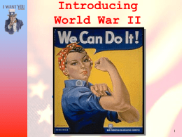 Introducing World War II PowerPoint Presentation