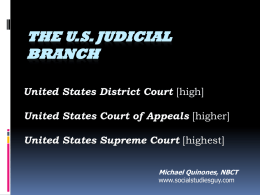 The U.S. Judicial Branch