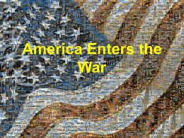 America Enters the War