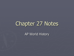 Chapter 27 Notes - Davis School District