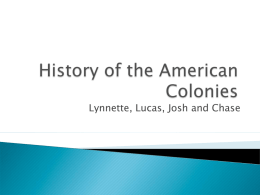 HistoryoftheAmericanColoniesFinal