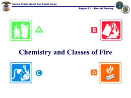 Chemistry and Classes of Fire