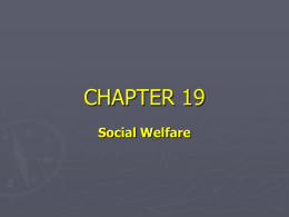 AP Government Chapter 19 Social Welfare notes