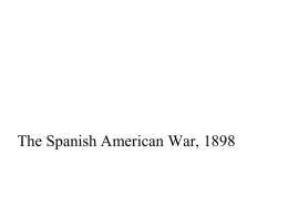 Spanish American War Notes
