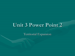 Unit 3 Power Point 2
