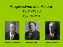 Progressives and Reform